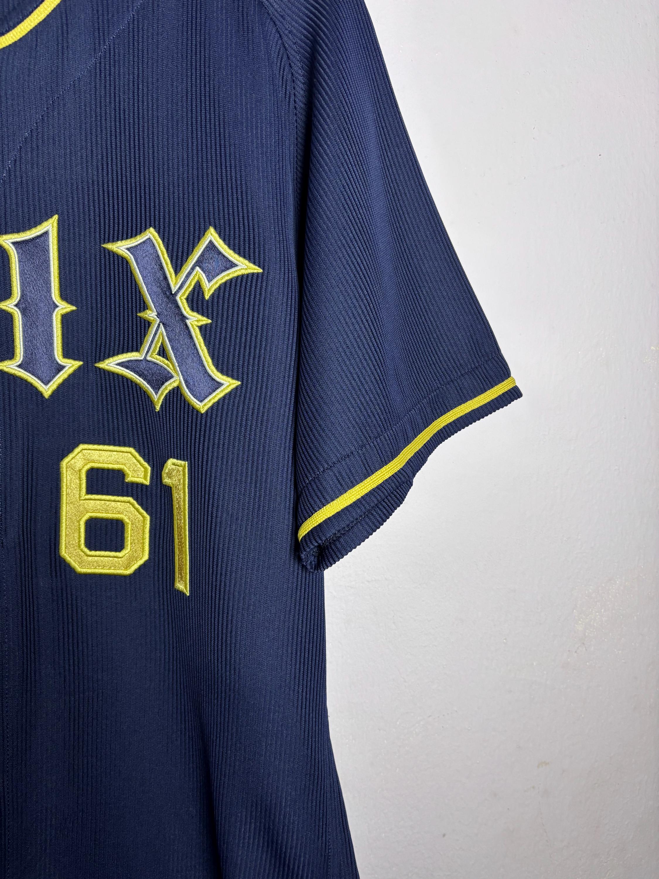 Orix Buffaloes NPB #61 Sakakibara Descente Baseball Jersey Uniform