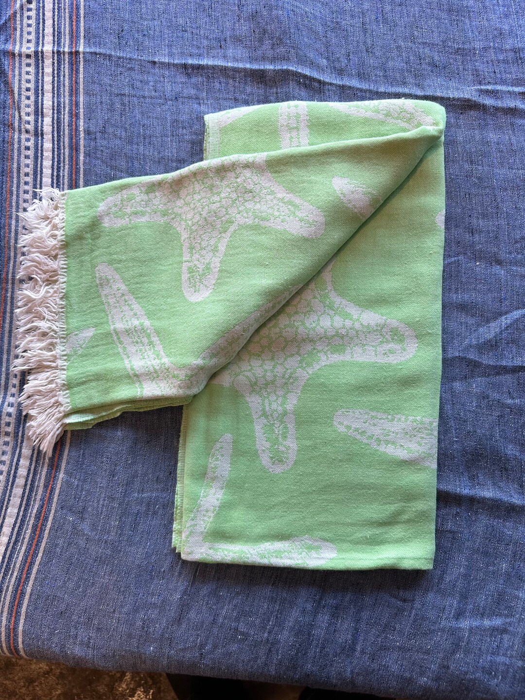 Green Towel Gift, Turkish Towel, 38 X 72'', 100 Cotton Soft Towel, Beach Chair Towel Etsy UK