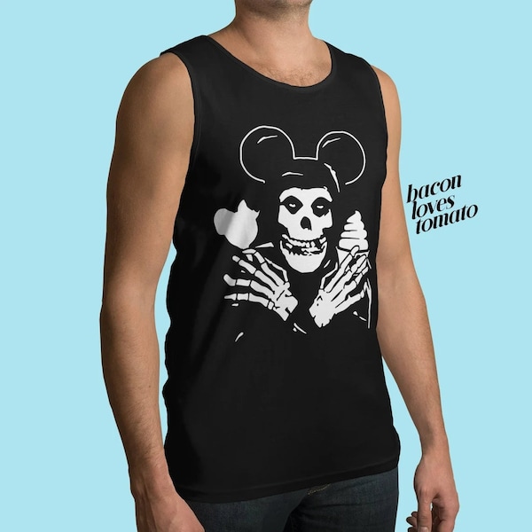 Mickey Mouse Misfit Punk Rock Mashup - Men's Ultra Cotton Tank Top