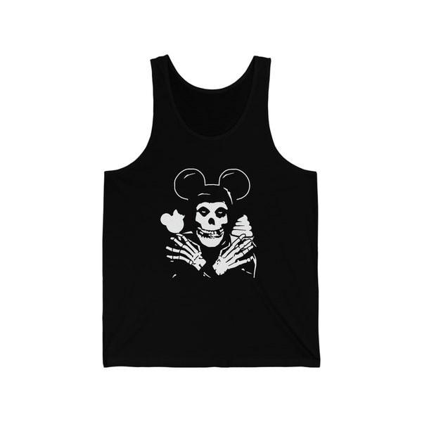 Mickey Mouse Misfit Punk Rock Mashup - Unisex Jersey Tank