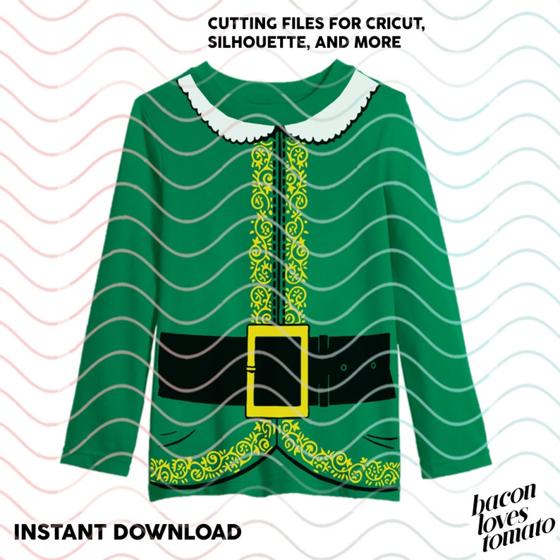 Buddy the Elf Costume Shirt Elf Movie SVG / Studio / PNG / Etsy