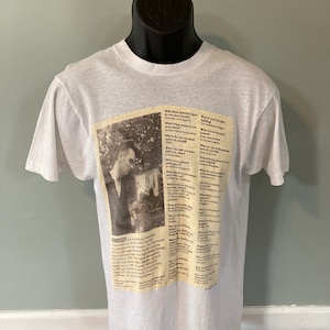1991 Morrissey Concert Tour Shirt Vintage 90s Band Tee Interview Festival The Smiths Indie Rock Roll Kill Uncle Viva Hate Screen Stars Large