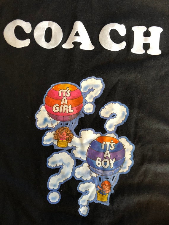 1982 It's a Boy or Girl Coach Shirt Vintgae Tee 8… - image 4