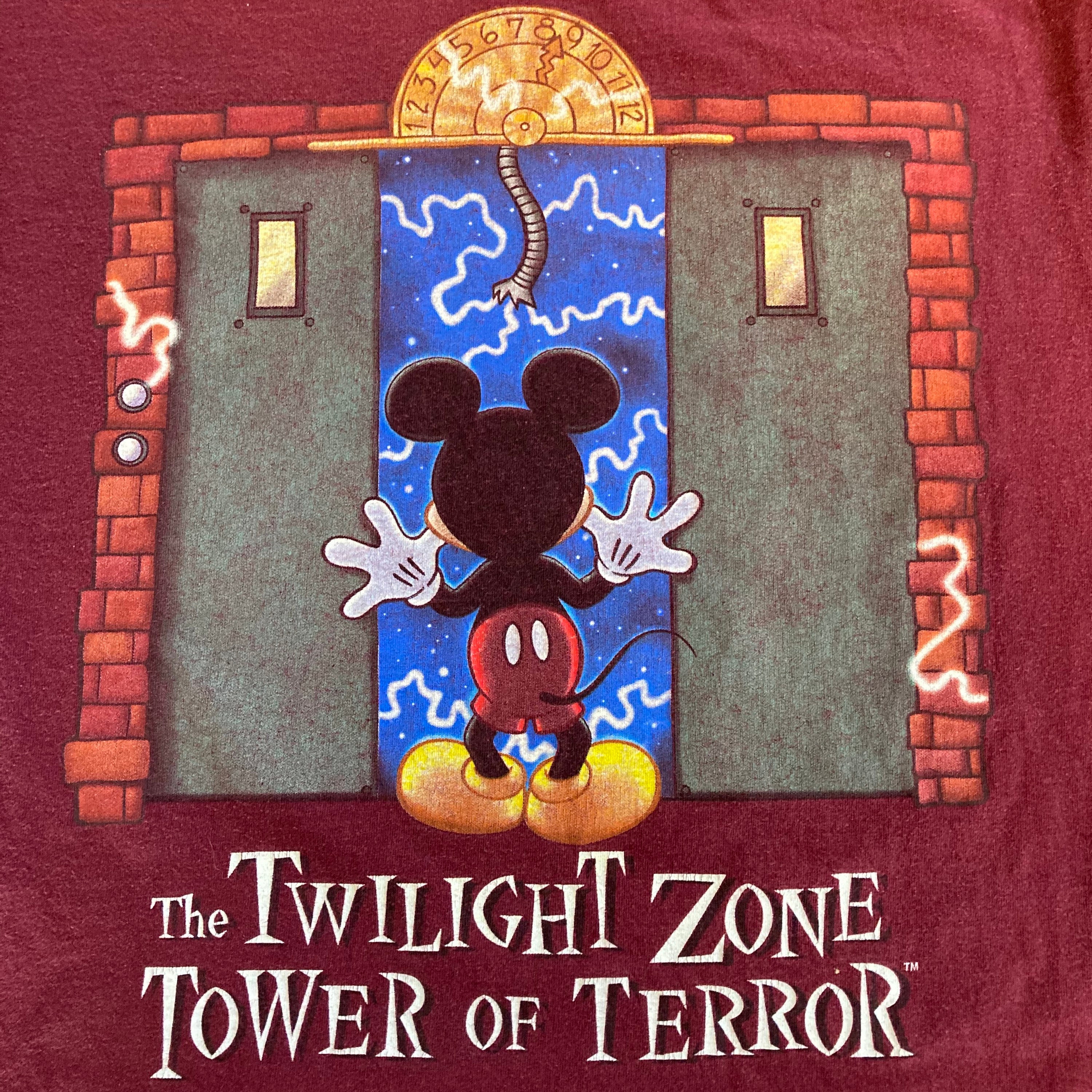 1994 Disney Twilight Zone Tower of Terror Shirt Vintage 90s Tee