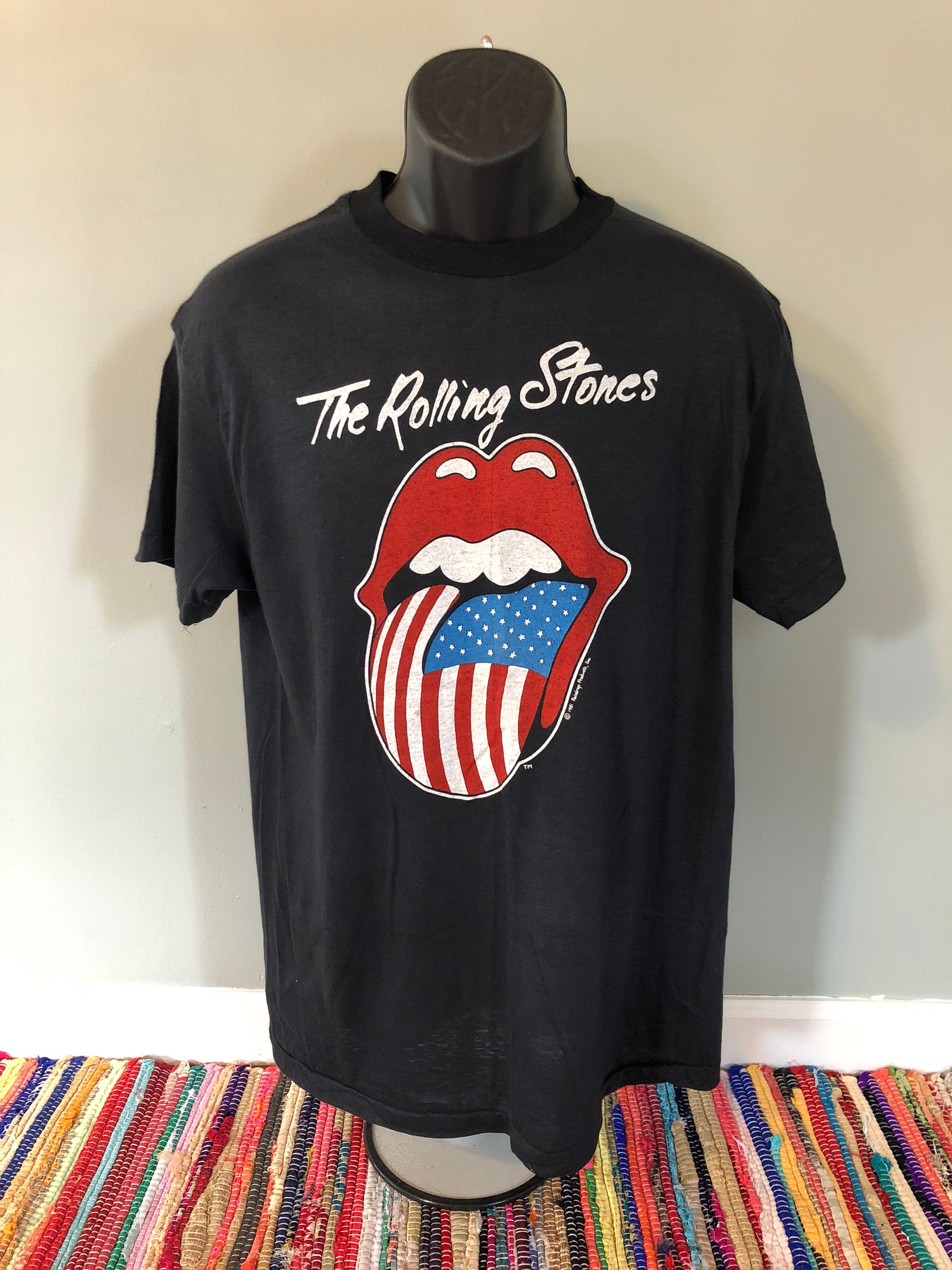 rolling stones tour 1981 shirt