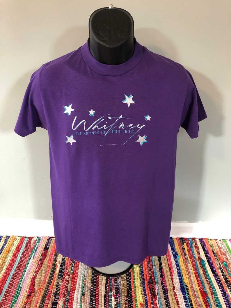 1987 Whitney Houston Concert Tour Shirt Vintage 80s Tee The | Etsy