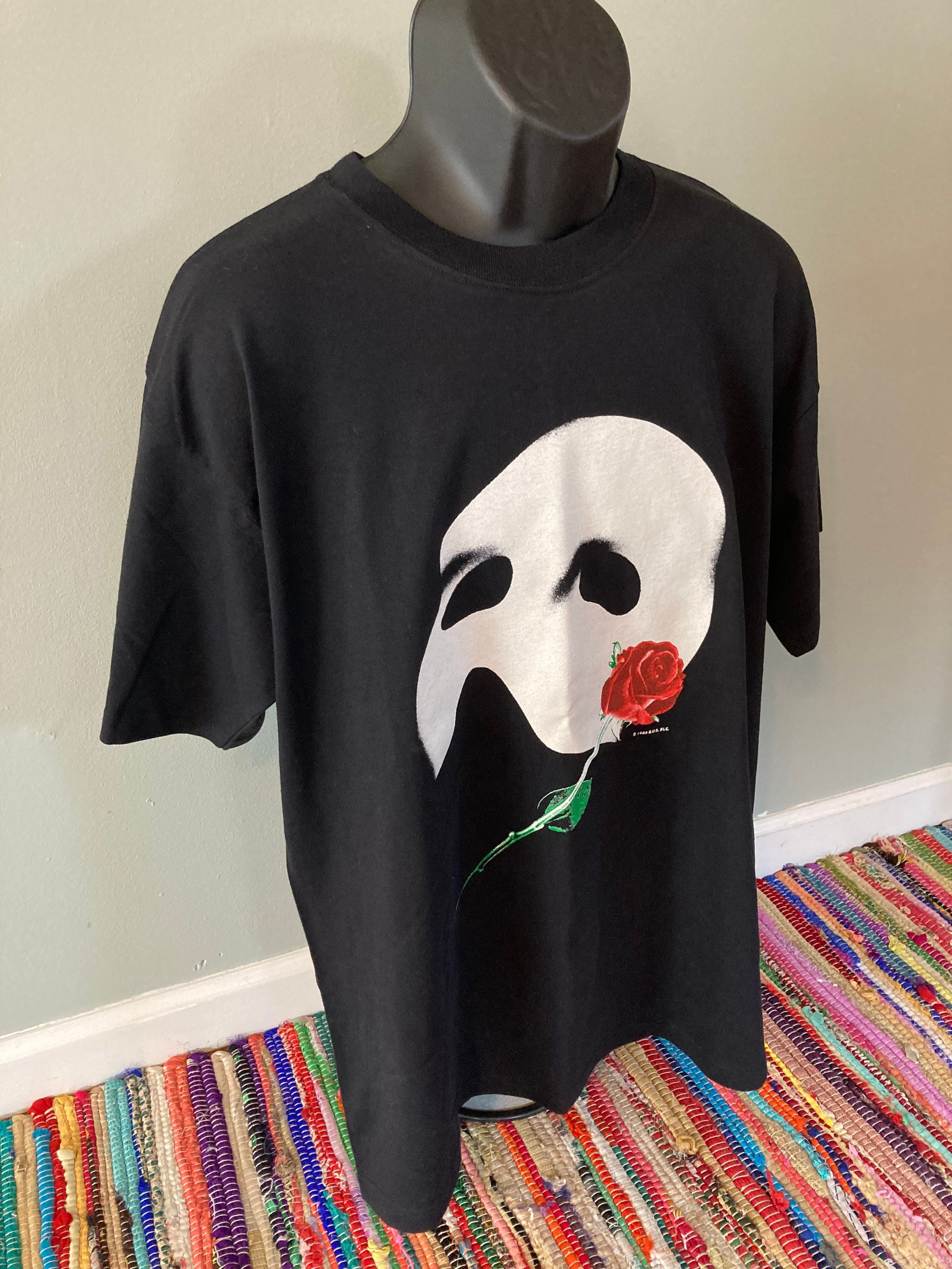 1986 Phantom of the Opera Shirt Vintage 80s Tee Glow in the Dark