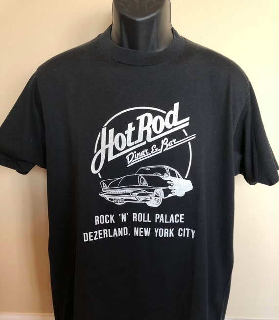 1988 Dezerland NYC Hot Rod Shirt Vintage Tee 80s Jerzees New York