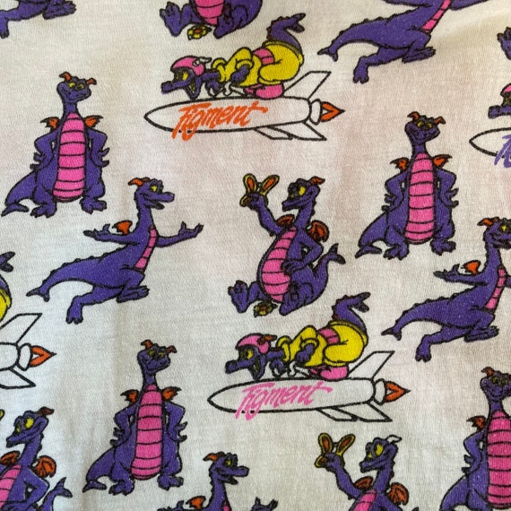 80's USA製Disney Epcot Figment s/s sweat 80's USA製Disney Epcot Figment s/s sweat