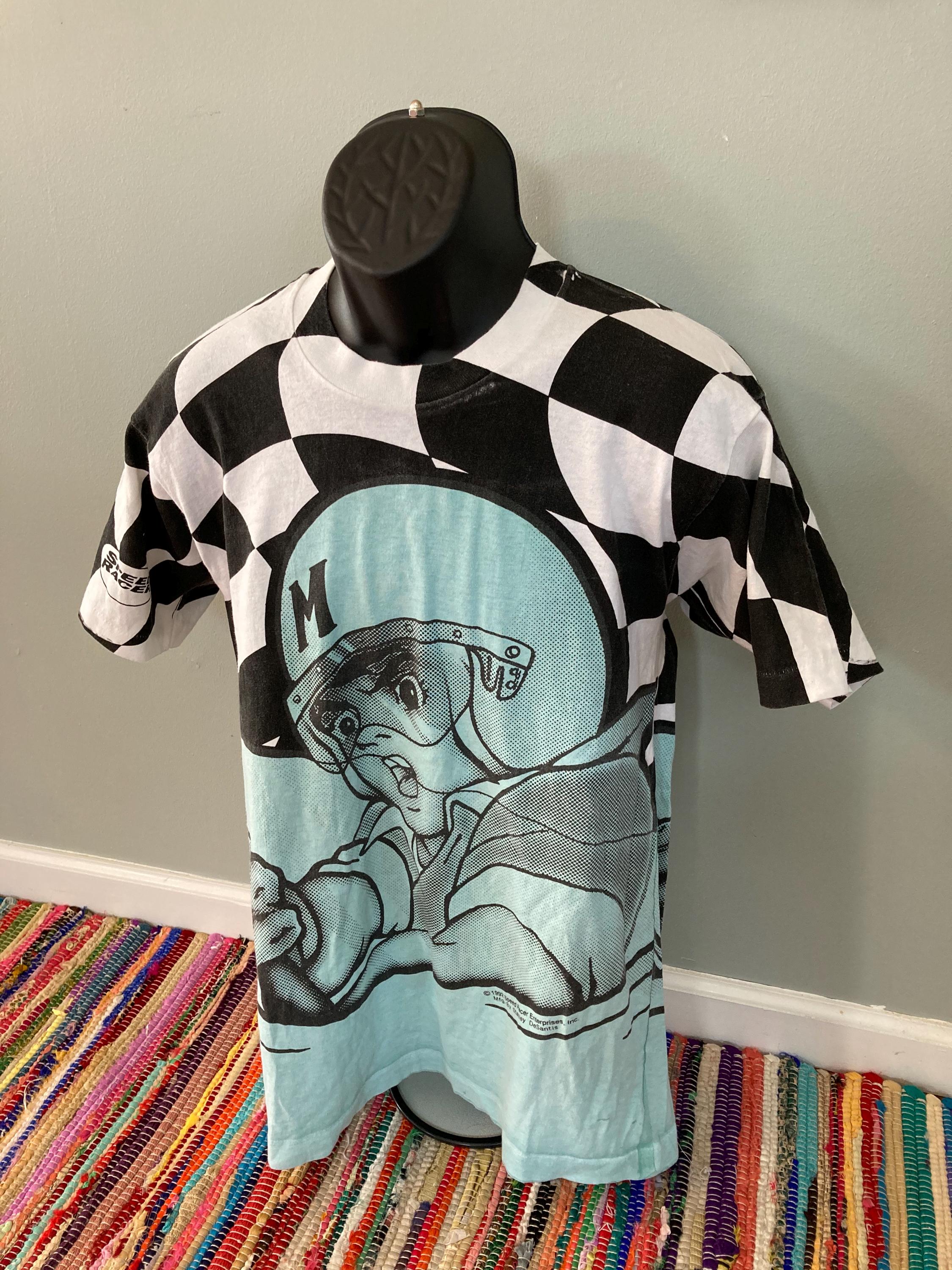 1992 Speed Racer All Over Print Shirt Vintage 90s Tee Stanley