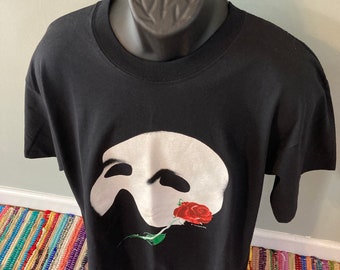 1986 Phantom of the Opera Shirt Vintage 80s Tee Glow in the Dark