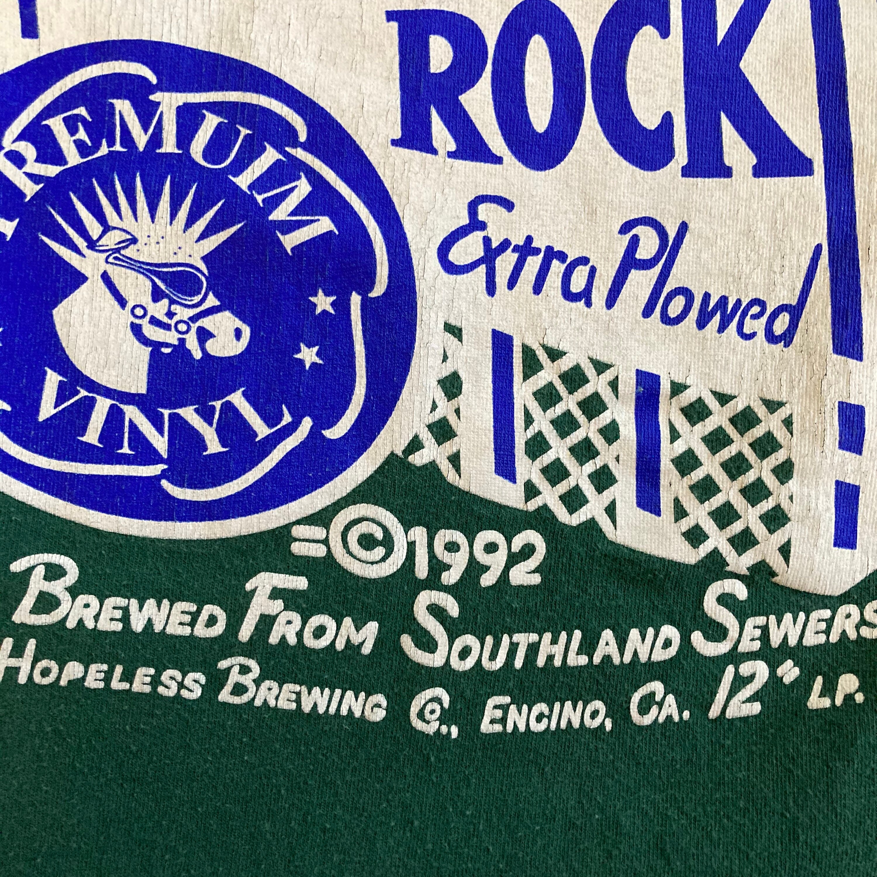 1992 Punk Rock Hopeless Records Shirt Vintage 90s Band Tee