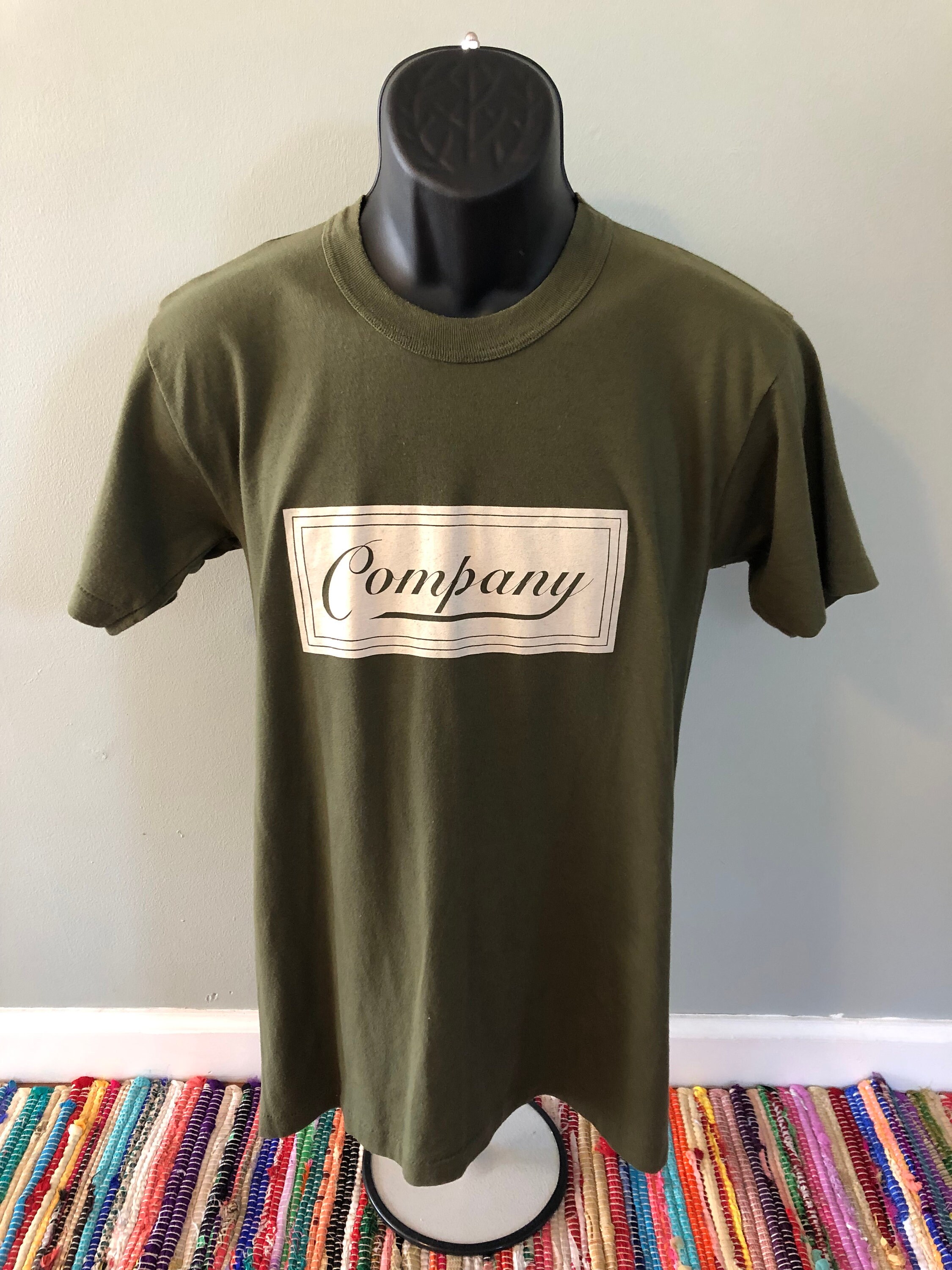 80s Army Company Logo Shirt Vintage Tee 