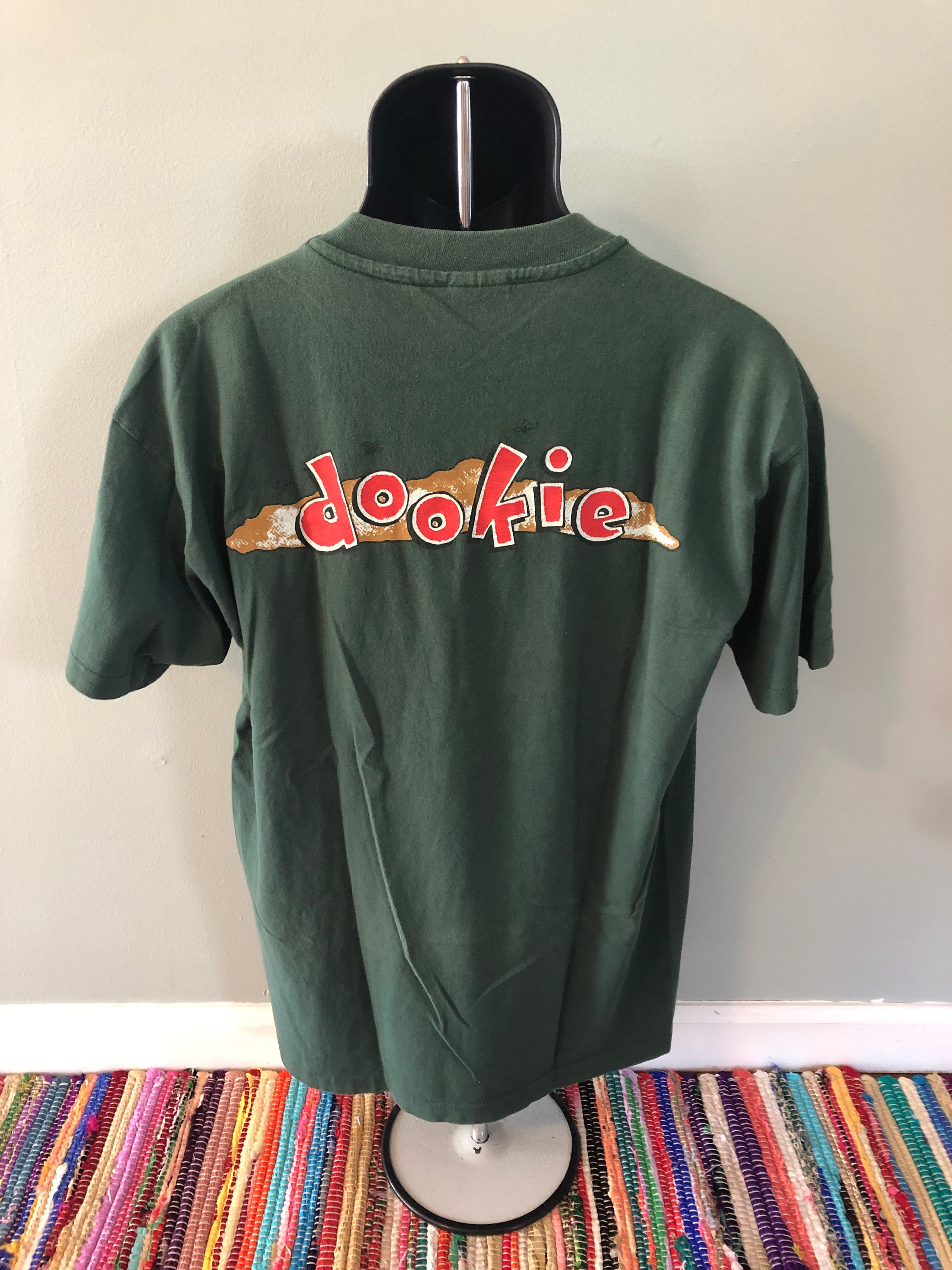 1994 Green Day Dookie Shirt Vintage Tee 90s Concert Tour Band Etsy Canada