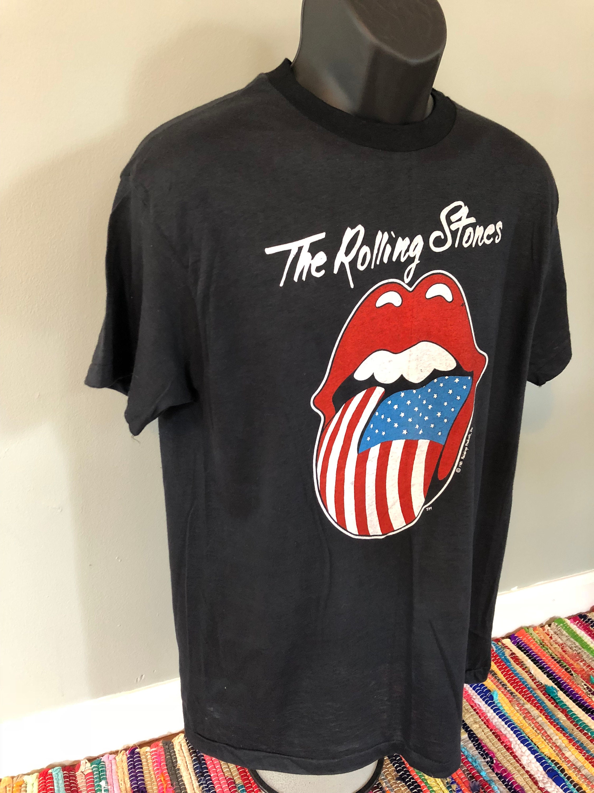 1981 Rolling Stones Tour Shirt Vintage Concert Tee North - Etsy