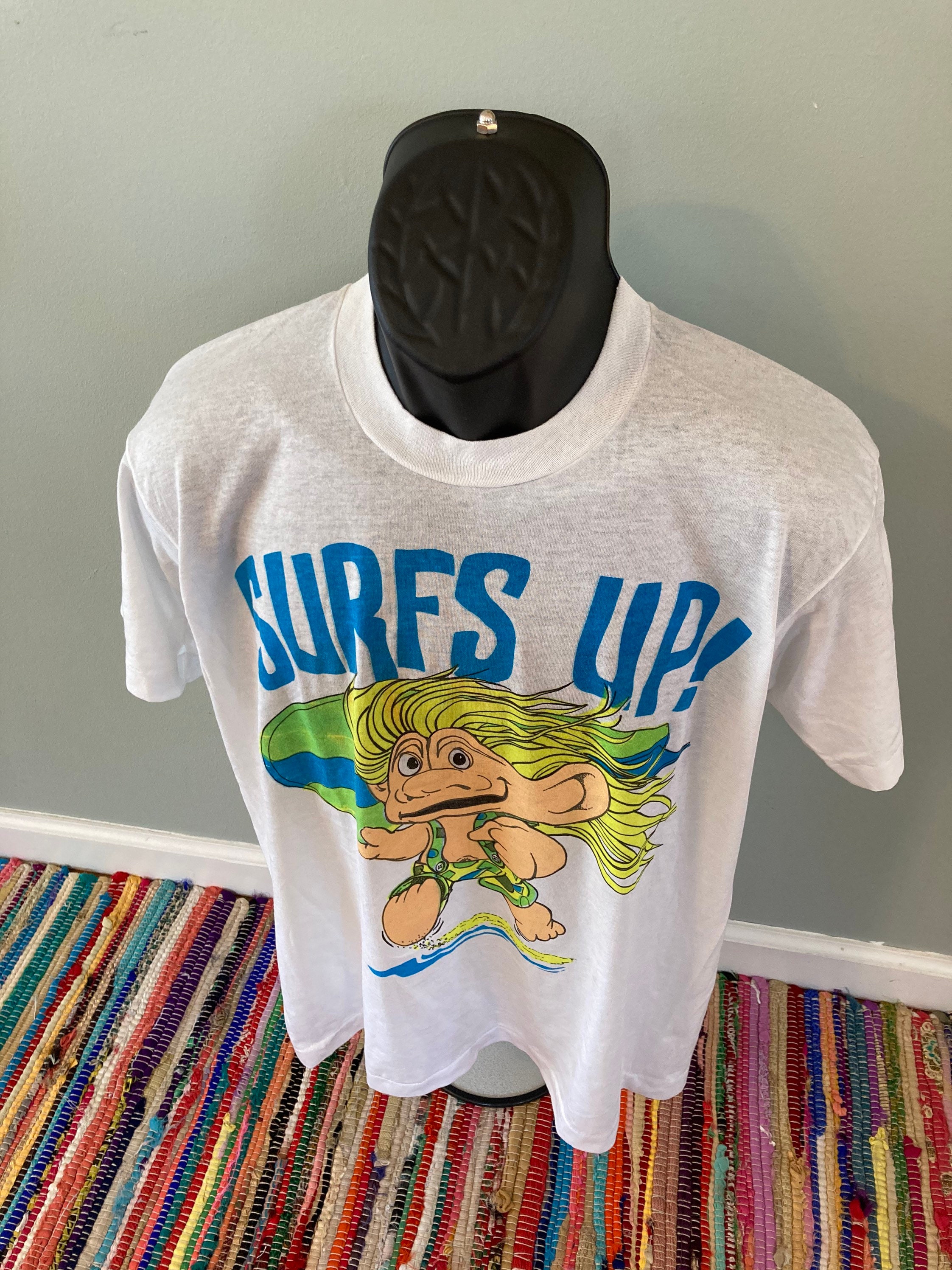 Troll トロール 80’s 90’s vintage tee Vintage 80s 90s Made in USA Treasure Trolls Cartoon T Shirt