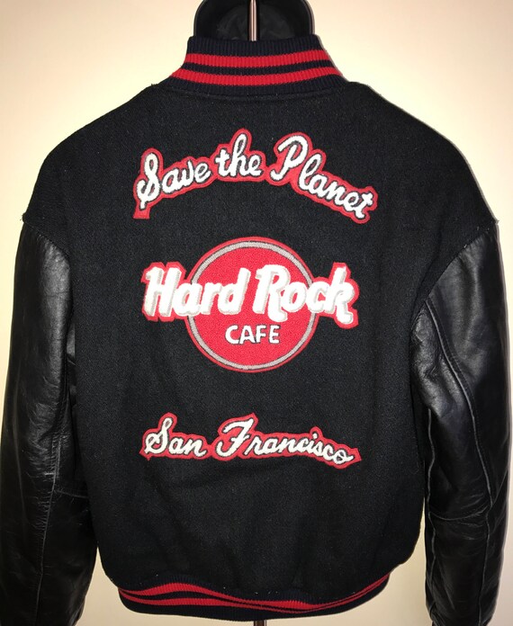 80s Hard Rock Cafe Er Jacket Vintage Spring Snow Ski Coat