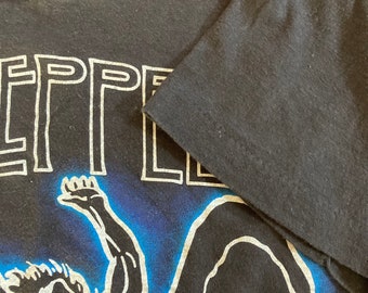 1984 Led Zeppelin Band Shirt Vintage 80s Tee Icarus Concert Tour