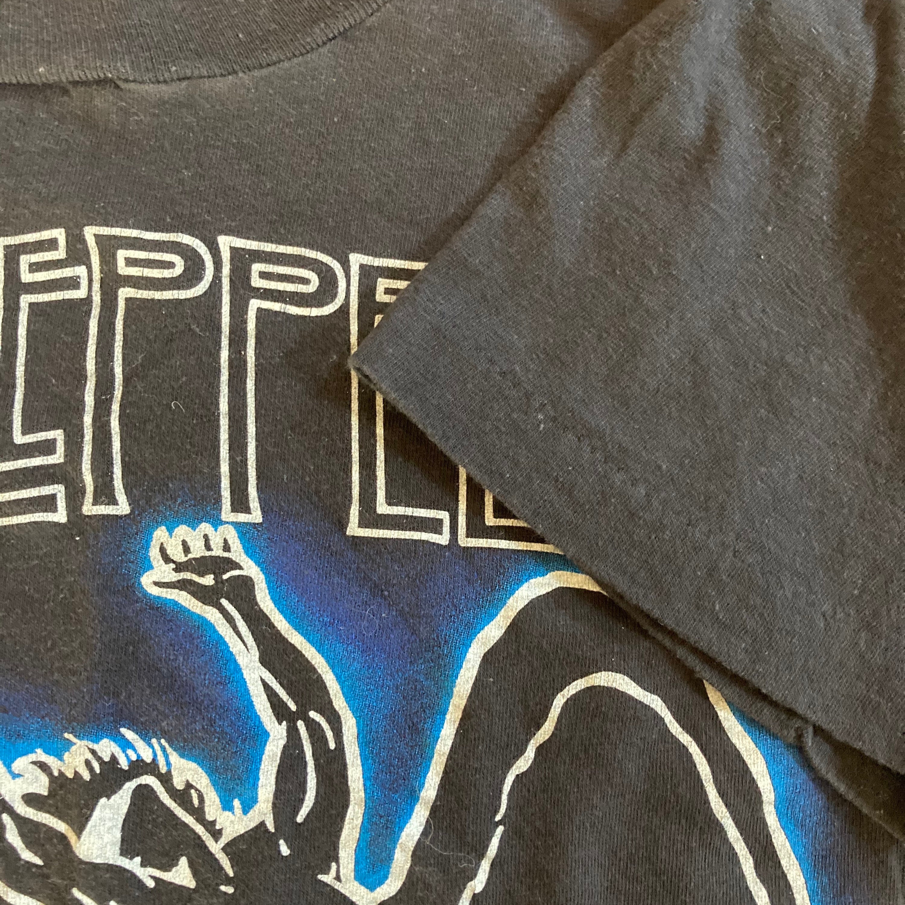 1984 Led Zeppelin Band Shirt Vintage 80s Tee Icarus Concert Tour