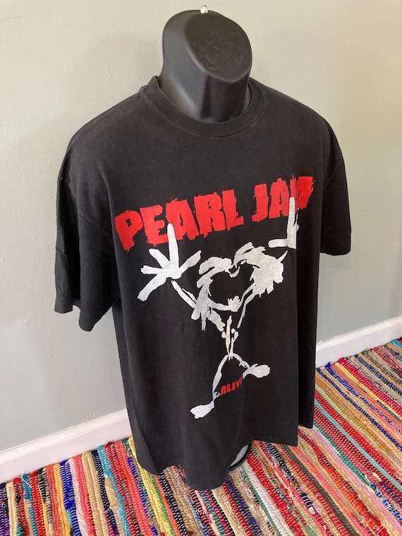 1991 Pearl Jam Alive Band Shirt Vintage 90s Tee S… - image 3