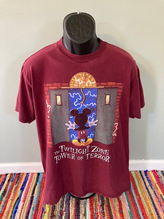 1994 Disney Twilight Zone Tower of Terror Shirt Vintage 90s Tee ...