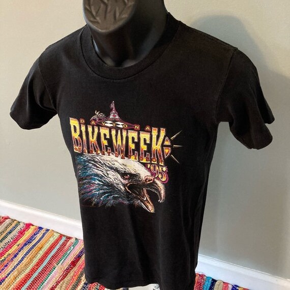 90's vintage BIKE WEEK tshirt バイク Tシャツ Vintage 90s Iron Horse Saloon Bike Week 1996 Graphic T Shirt XL
