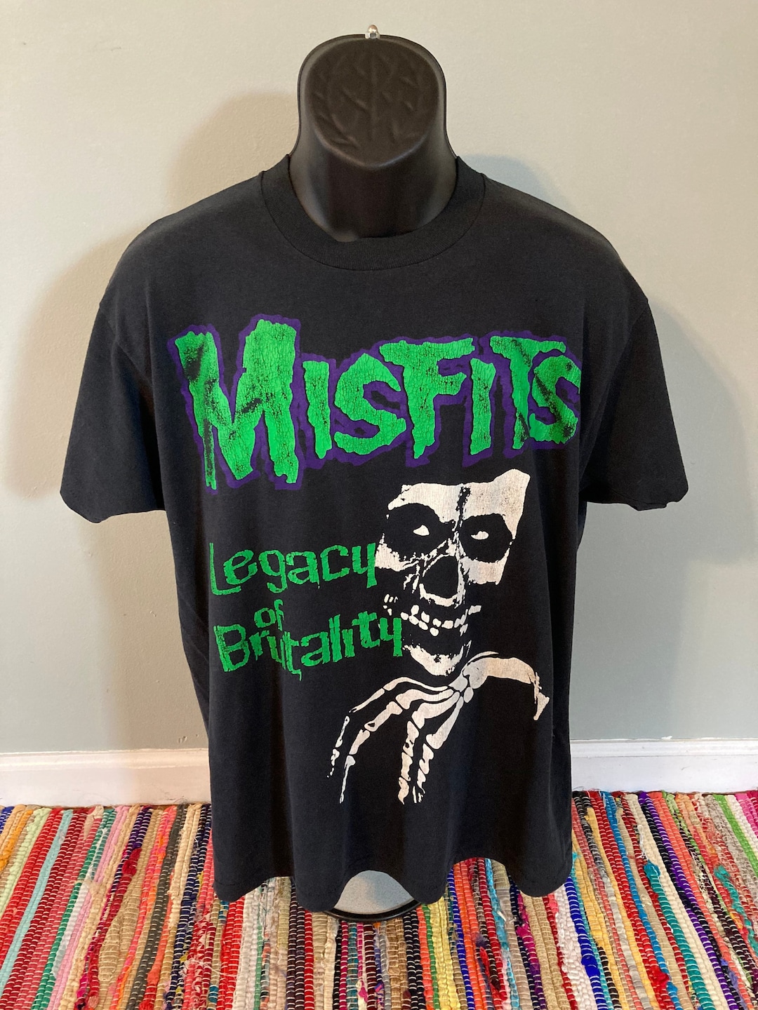 1983 Misfits Legacy of Brutality Band Shirt Vintage 80s