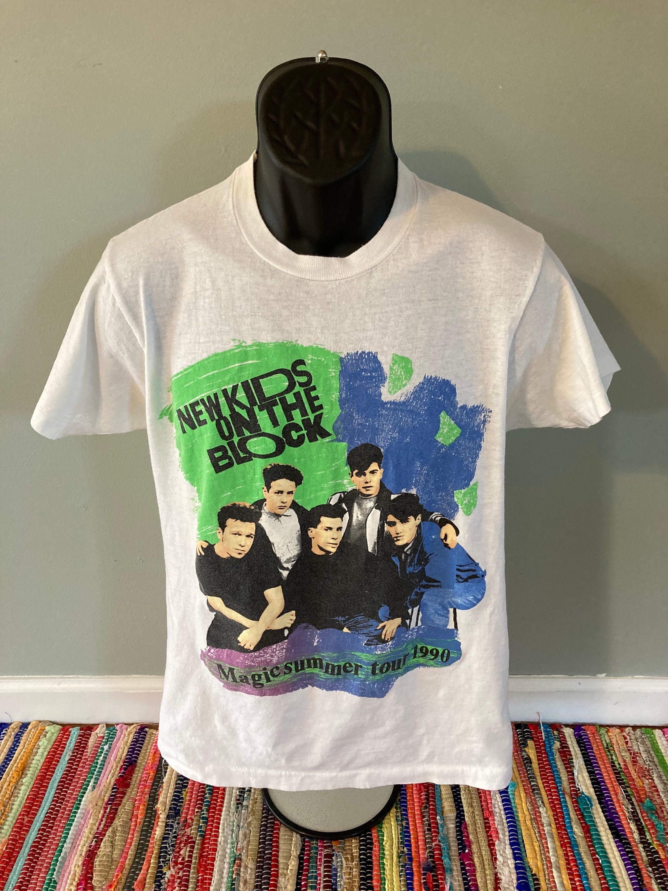 【New Kids On The Block】90sツアーTシャツ バンドT 1990 New Kids on the Block Magic Summer Tour Shirt Vintage