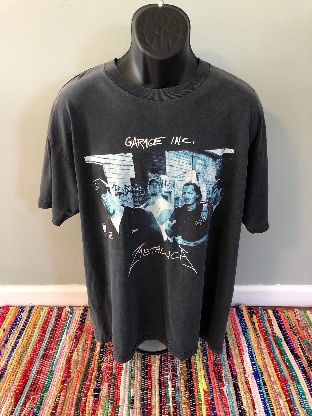 1998 Metallica Garage Band Shirt Vintage 90s Tee Trash Metal Rock Roll ...