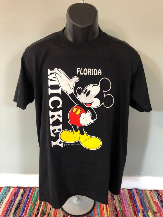 80s Mickey Mouse Florida Shirt Vintage Tee Walt Disney World - Etsy