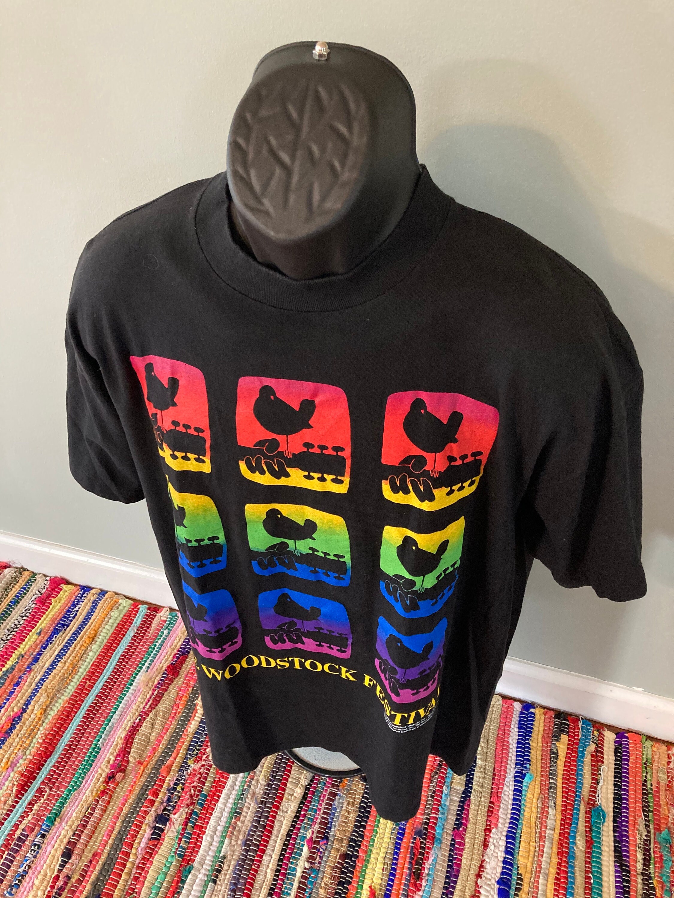 トップス Woodstock 1994 Festival Official t-shirt 1994 Woodstock Music Festival Tee Shirt Vintage 90s Band Concert
