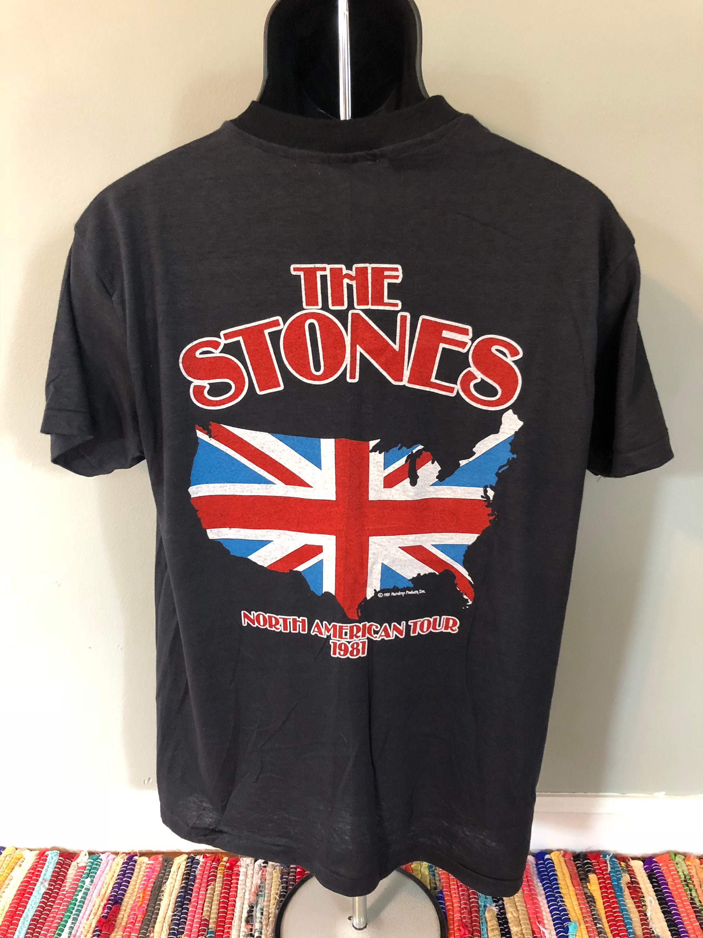 1981 Rolling Stones Tour Shirt Vintage Concert Tee North - Etsy