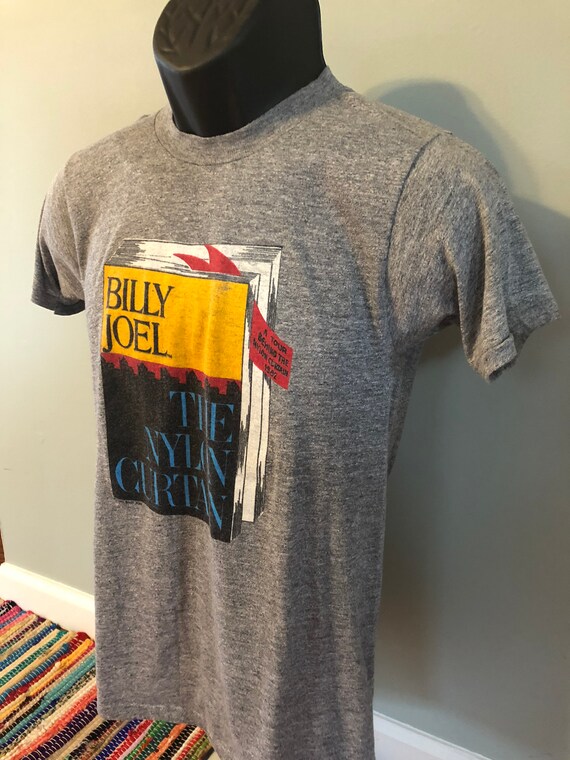 1982 Billy Joel Tour Shirt Vintage Tee 80s Concert Behind the