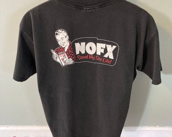 NOFX ノーエフ Saved My Sex Life! Tシャツ 1998 NOFX Saved My Sex Life Shirt Vintage 90s Band Tee Punk