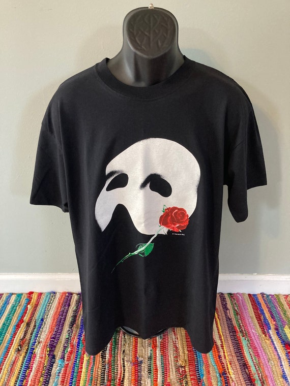 1986 Phantom of the Opera Shirt Vintage 80s Tee Glow in the 1986 Phantom of the Opera Shirt Vintage 80s Tee Glow in the