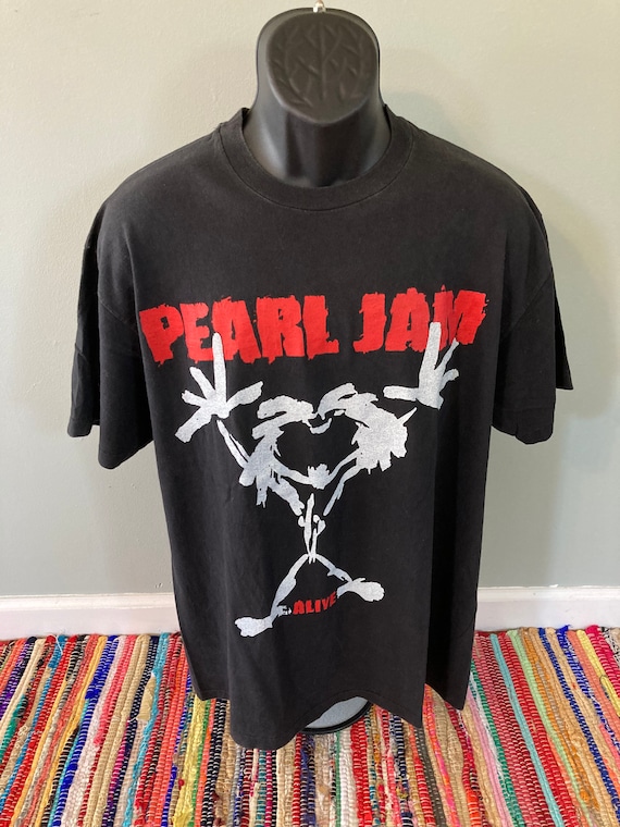 1991 Pearl Jam Alive Band Shirt Vintage 90s Tee S… - image 1