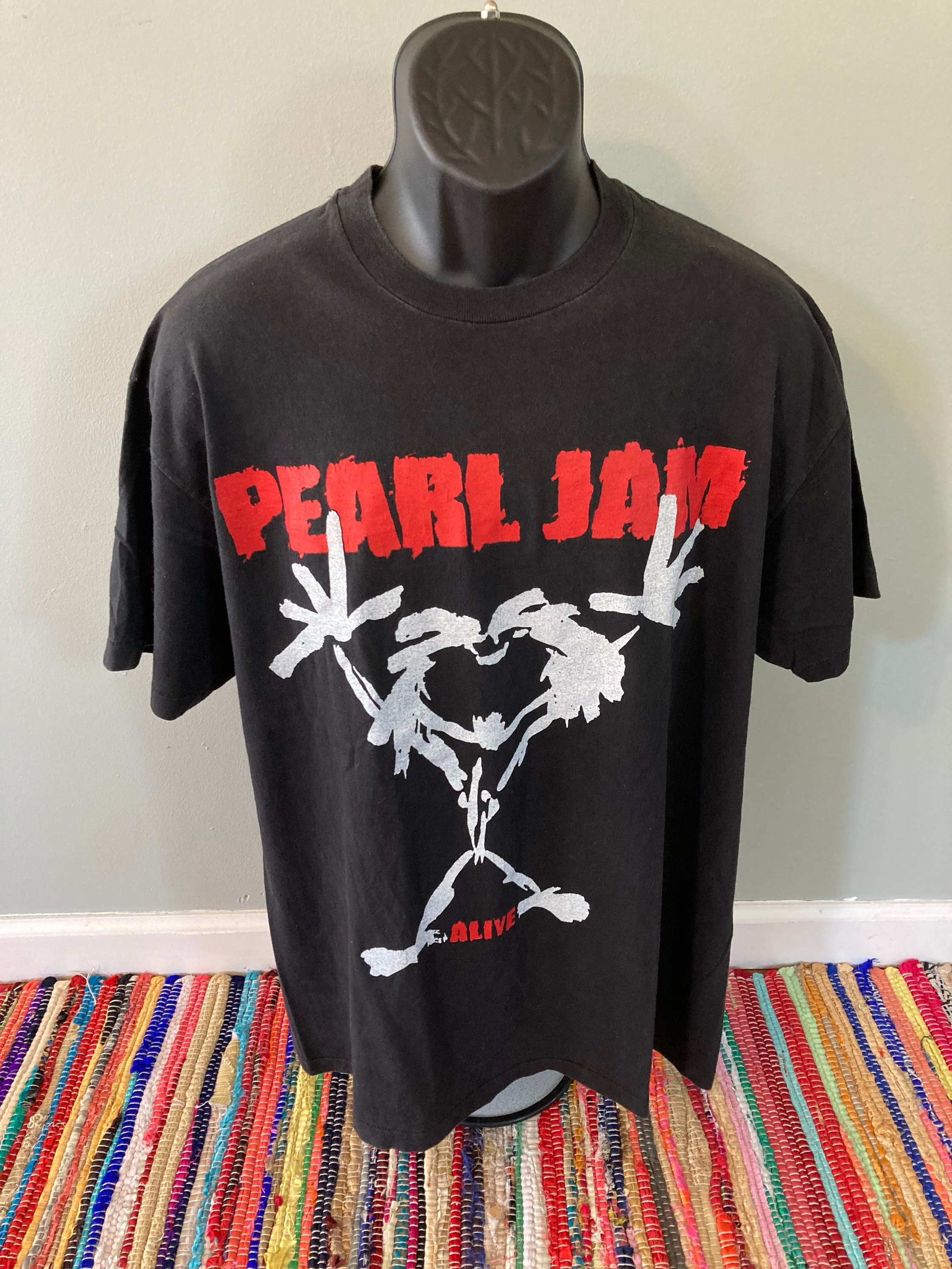 1991 Pearl Jam Alive Band Shirt Vintage 90s Tee Stickman - Etsy 日本