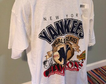 1996 New York Yankees World Series Champions Shirt Vintage 90s Tee