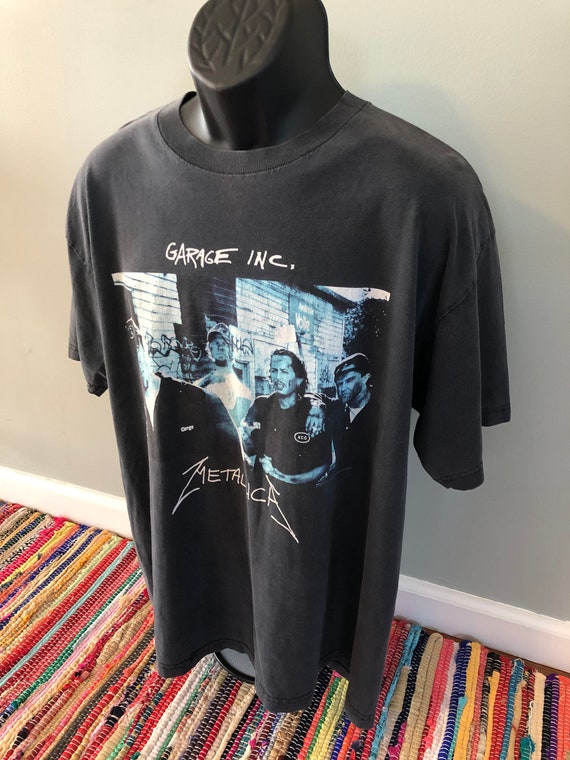 1998 Metallica Garage Band Shirt Vintage 90s Tee Trash Metal Rock