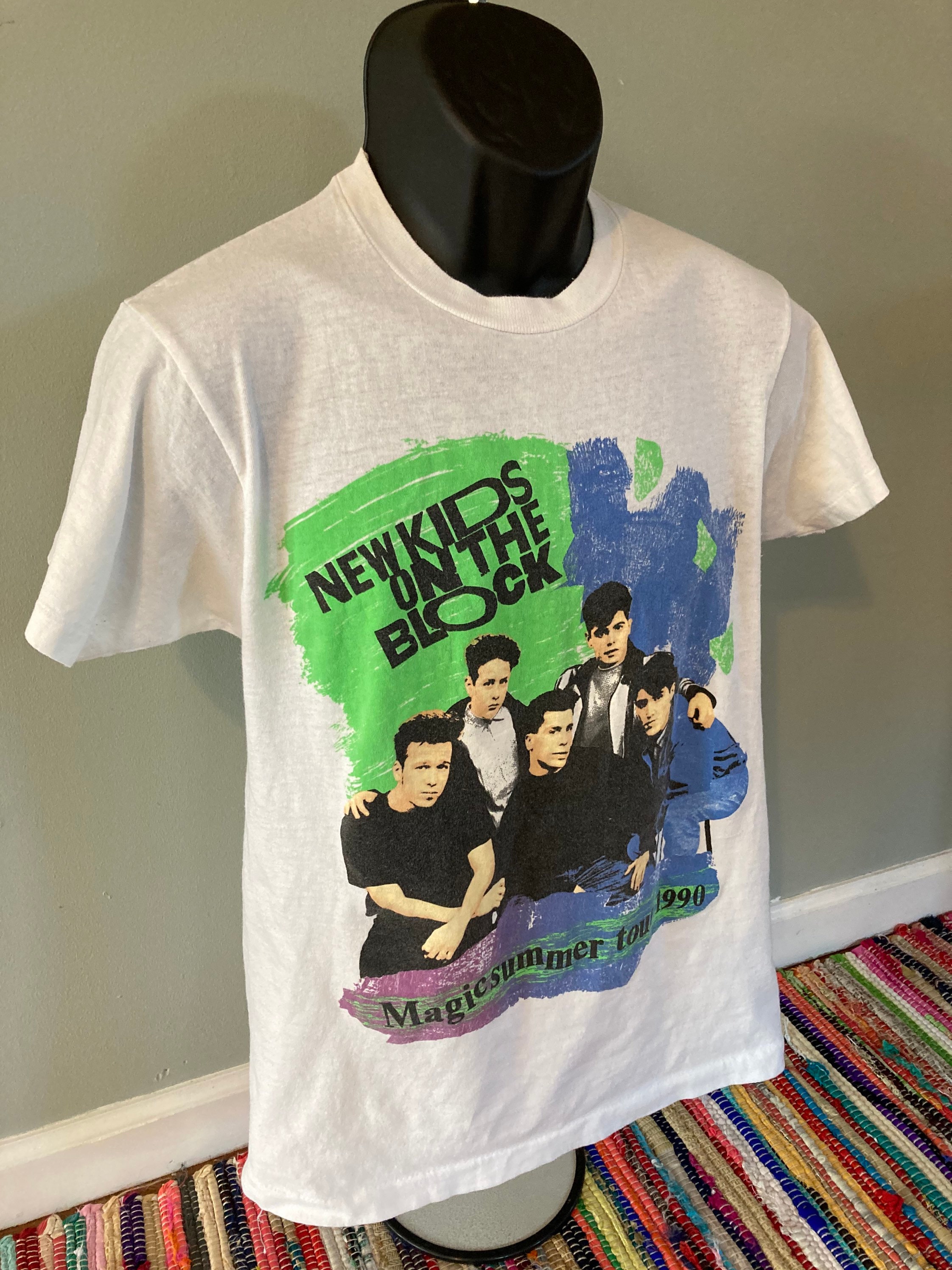 1990 New Kids on the Block Magic Summer Tour Shirt Vintage 90s Tee