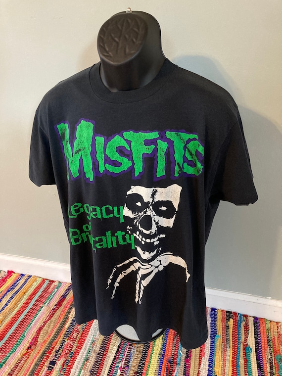 1983 Misfits Legacy of Brutality Band Shirt Vintage 80s 1983 Misfits Legacy of Brutality Band Shirt Vintage 80s