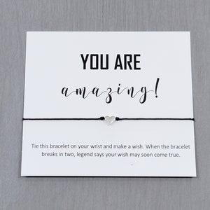 Wish Bracelet, You Are Amazing Wish Bracelet, Tie On Wish Bracelet, Wish Bracelet Party Favor, Tie On Bracelet