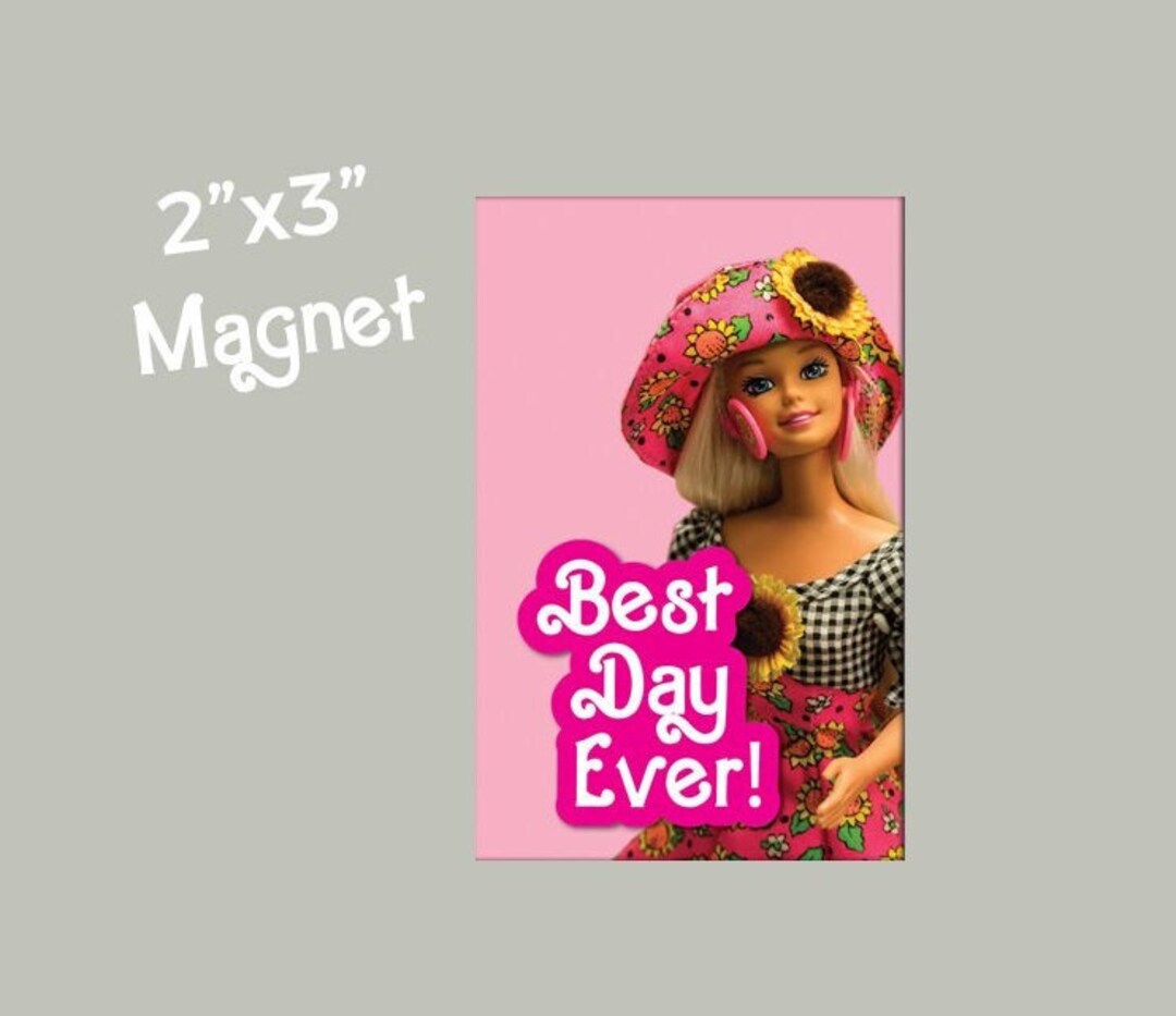 Barbie Retro Best Day Ever Refrigerator Barbie Etsy