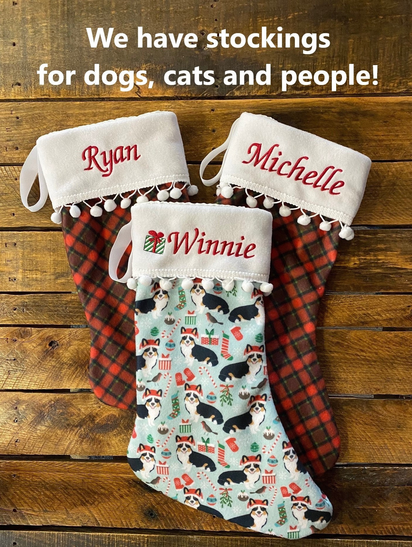 Yellow Lab Stocking Labrador Retriever Christmas Stocking / Dog Stocking / Personalized ...