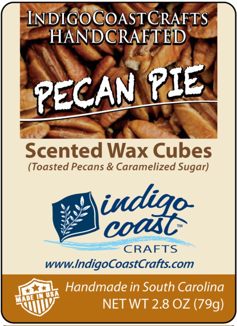 Pecan Pie Wax Melts Scented Wax Tarts Wax Warmer Melts Soy Wax Melts Home Decor