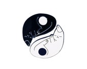 Yin Yang Cats — Enamel Pin Set of 2