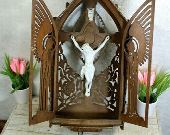 APLH-1037 Shabby Chic Wood Applique for Arch