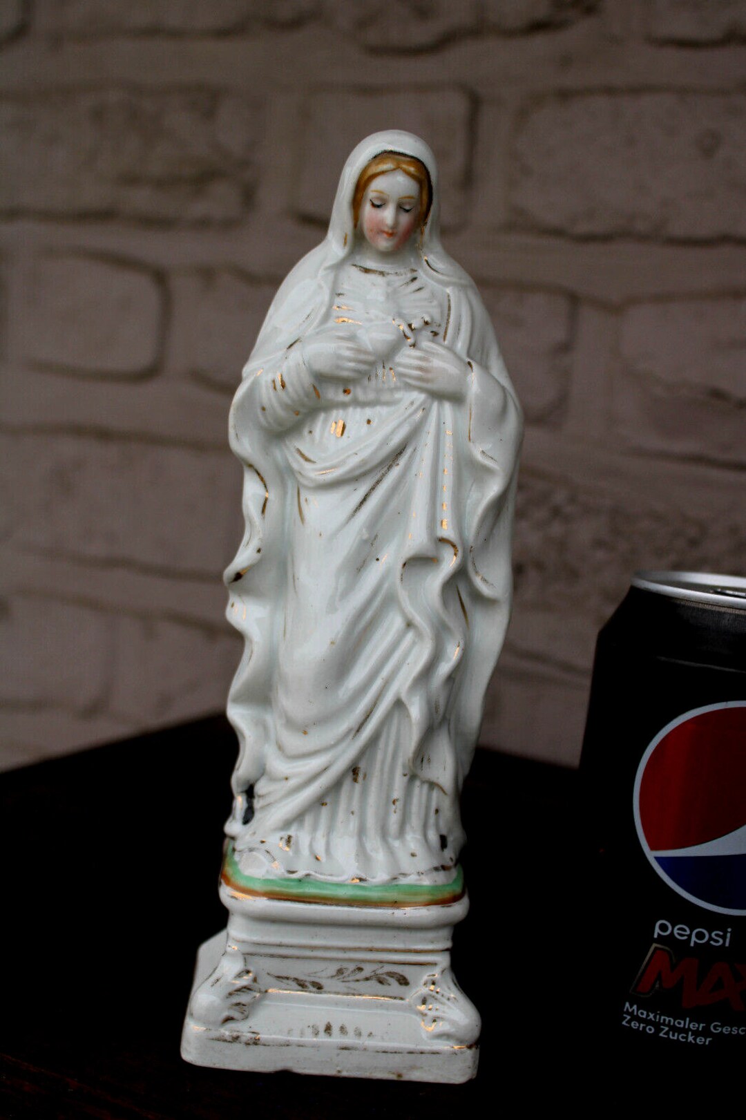 Antique Vieux Paris Porcelain Madonna Figurine Statue Religious - Etsy