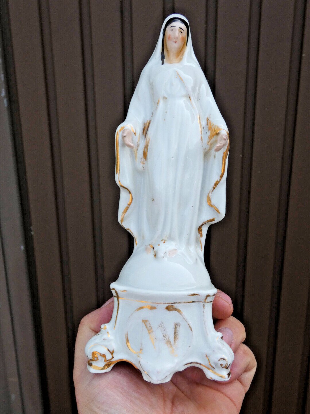 Antique Vieux Paris Porcelain Madonna Religious Figurine Statue - Etsy