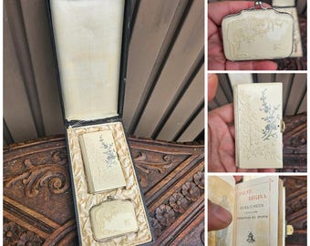 アンティーク マザーオブパール 祈祷書＆小物入 セット アンティークマザーオブパールの祈りの本: スペイン語の Oraciones